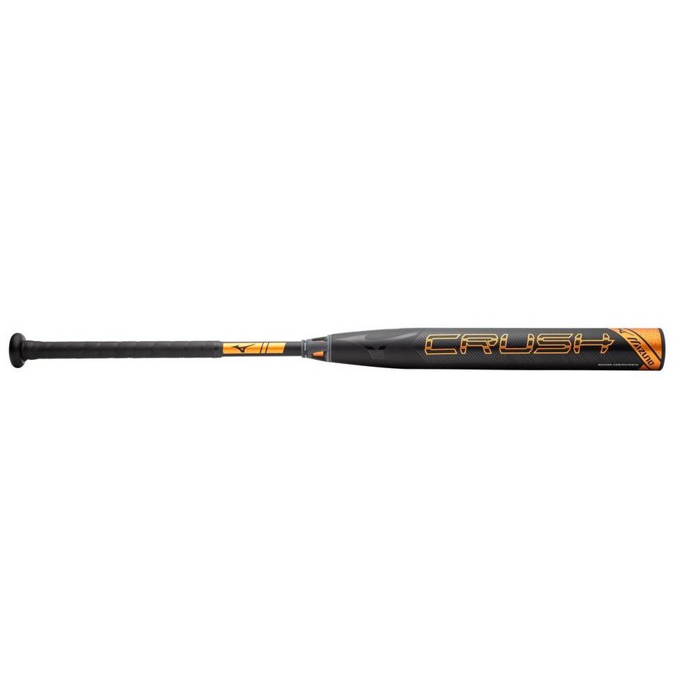 Mens Mizuno 2021 CRUSH-END LOAD (ASA) Slow Pitch Bat Black/Orange Philippines (GUHQKA641)